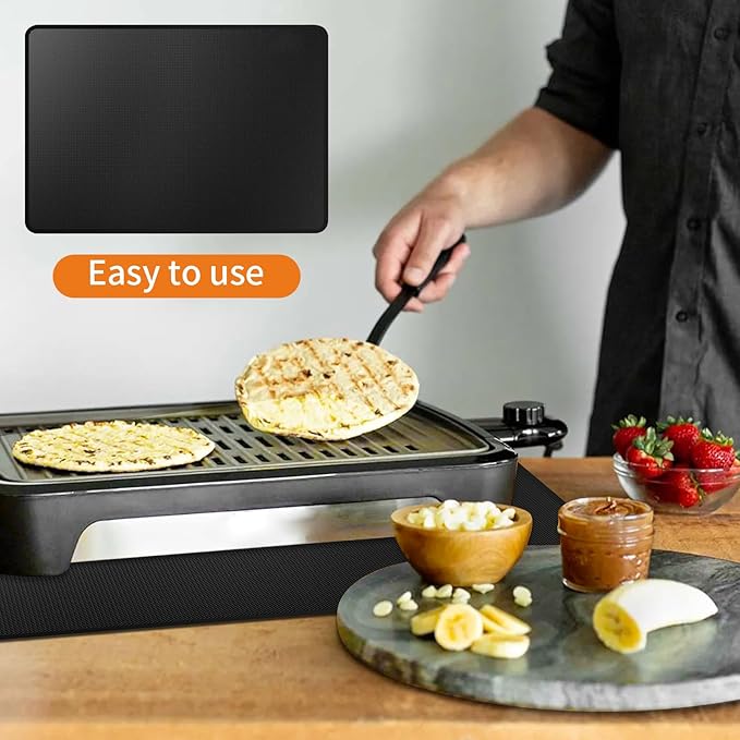 Heat Resistant Grill Mat, 25 x 20 inches Double-sided fireproof and waterproof - Image 6