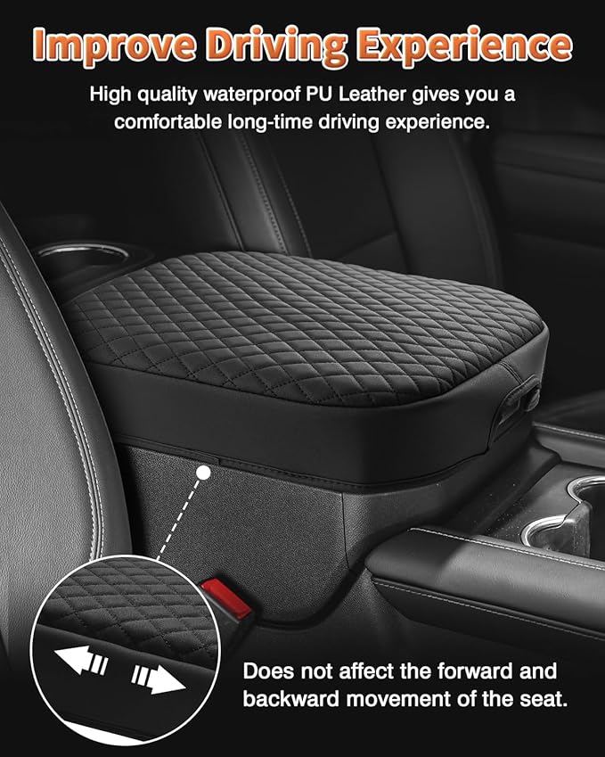 Shademax Center Console Cover for Chevy Chevrolet Tahoe, Yukon 2021-2025 2026 - Image 4
