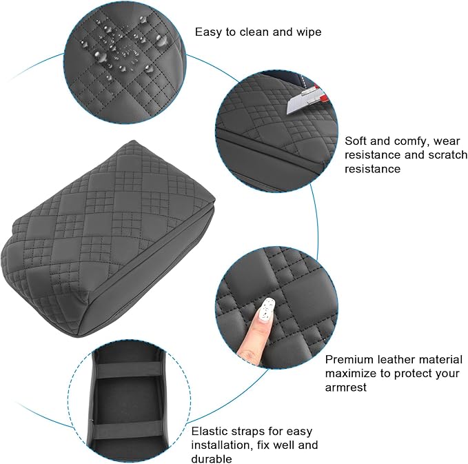 SXCY for 2025 VW Tiguan Armrest Cover Pad for 2025 Volkswagen Tiguan - Image 5