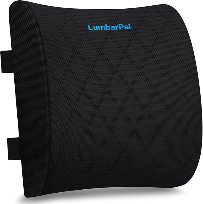 Lumbar Support Pillow for Office Chair Back Support Lumbar Pillow for Car by TushGuard