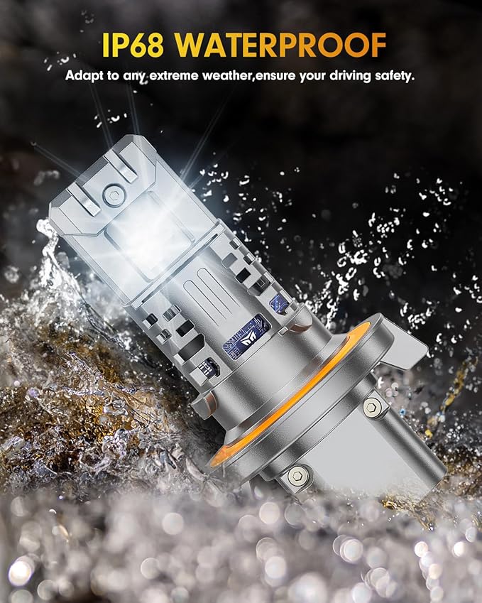 FAHREN Latest & Brightest H13/9008 LED Bulbs, 10X Brighter 60, 000LM Ultra - Image 7