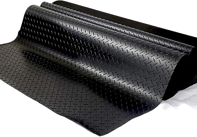 Boshen 5Ft x 12Ft Garage Floor Mat 2.5mm Thickened Rubber Flooring Roll 60sqft - Image 4