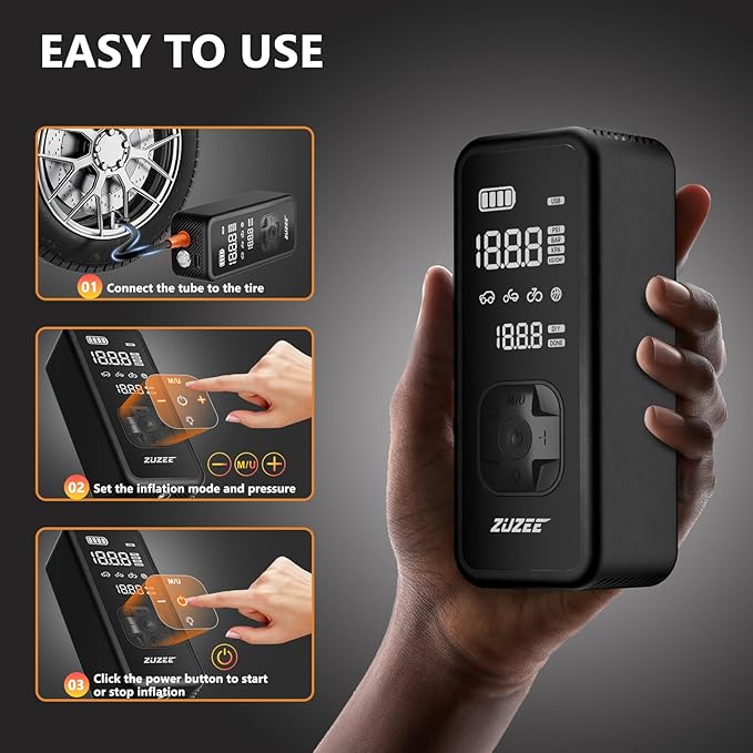Tire Inflator Portable Air Compressor - Image 8