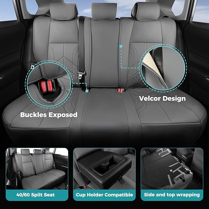 for Toyota RAV4 Seat Covers 2019 2020 2021 2022 2023 2024 2025 RAV 4 Prime & - Image 4