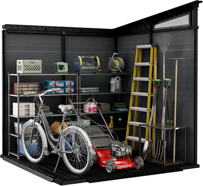 Keter Cortina 9x7 Ft All-Weather Storage Shed - Image 7
