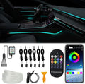 6 in 1 Car LED Strip Lights, RGB Car Interior Lights by WEBUPAR