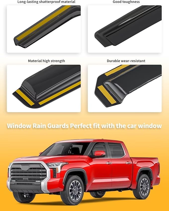in-Channel Window Rain Guards Fit - Image 8
