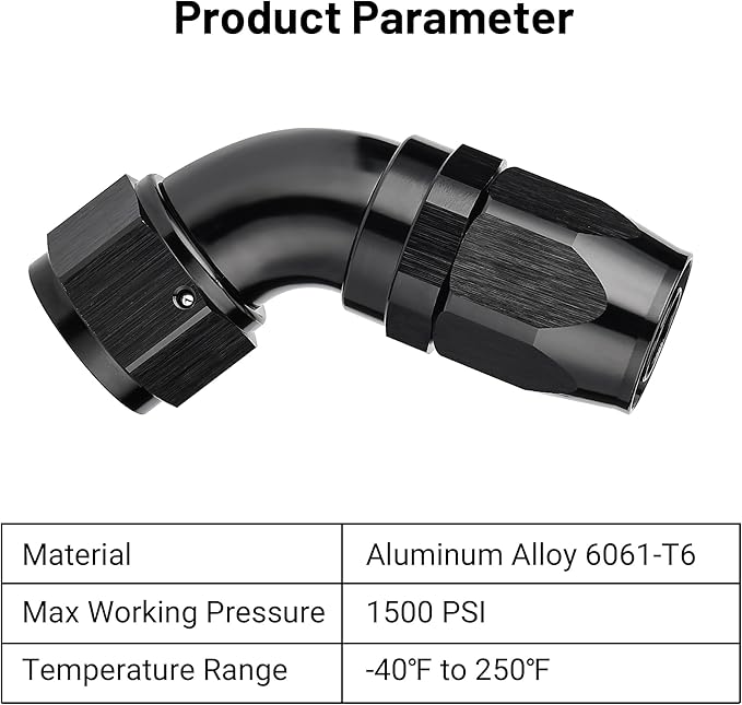 EVIL ENERGY 12AN 60 Degree One Piece Full Flow Hose End Fitting Swivel - Image 3