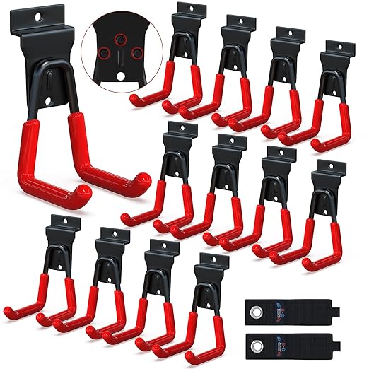 3-H Slat Wall Hooks 12 Pack 4.5 Inch, Slatwall Hooks U Shape, Slatwall by 3-H