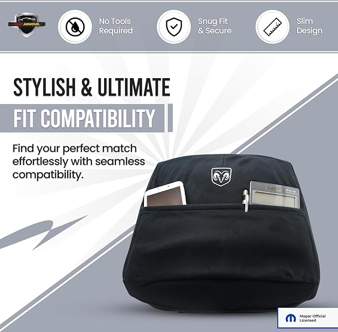 Premium Console Armrest Cover for Ram – Soft, Machine Washable Console Lid - Image 5