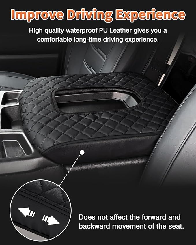 Shademax Center Console Cover for Chevy Silverado & GMC Sierra 2019-2025 2026 - Image 4
