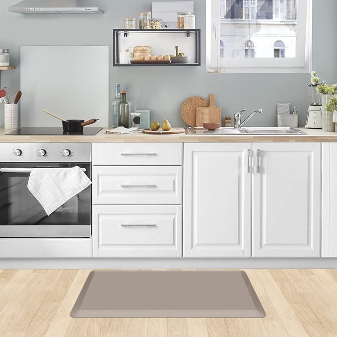 KitchenClouds Kitchen Mat Cushioned Anti Fatigue Rug 17.3"x28" Waterproof Non - Image 7