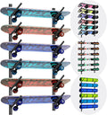 Skateboard Rack Wall Mount – Skateboard Wall Hanger, Snowboard Display Wall by Unknown