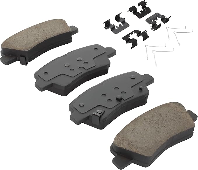 Premium Ceramic Rear Brake Pads Compatible - Image 2