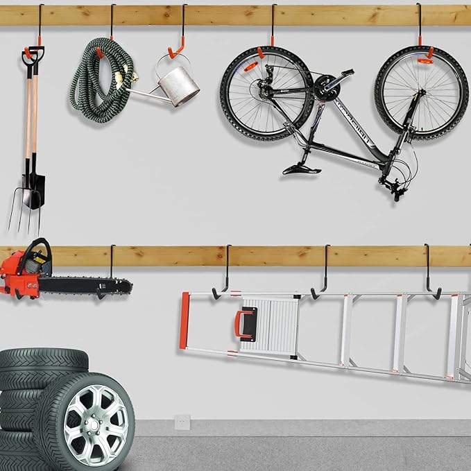 Rafter Hanger Large S Garage Hooks Bike Storage System Holder Organizer - Image 4