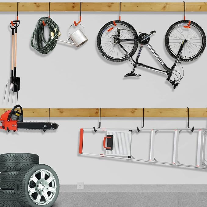 Rafter Hanger Large S Garage Hooks Bike Storage System Holder Organizer - Image 5