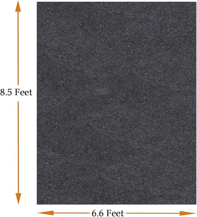 Large Rubber Mat 6.6x8.5 Feet Oil Absorbent Garage Mat - Image 3
