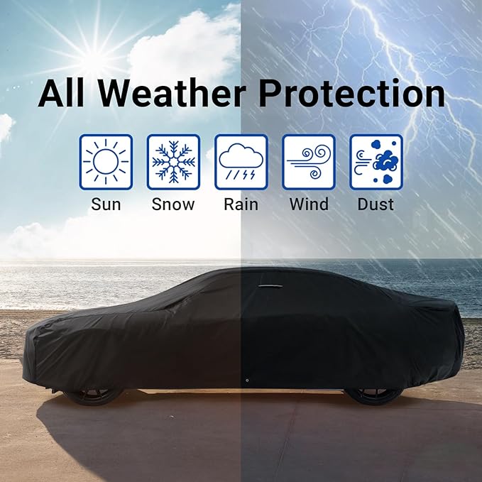 iCarCover Custom Car Cover for Pontiac Lemans Wagon Waterproof All-Weather Rain - Image 9
