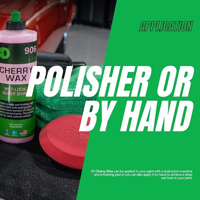 3D Cherry Wax – Liquid Carnauba Show Car Wax - Image 7