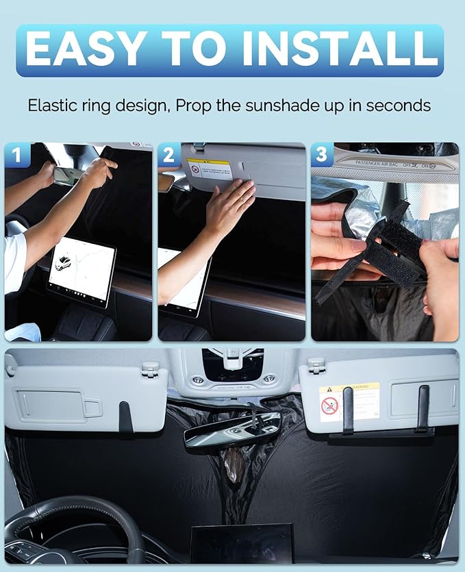 Sunshade Cover for Trax Windshield Sun Shade for 2013-2023 Chevrolet/Chevy Trax - Image 7