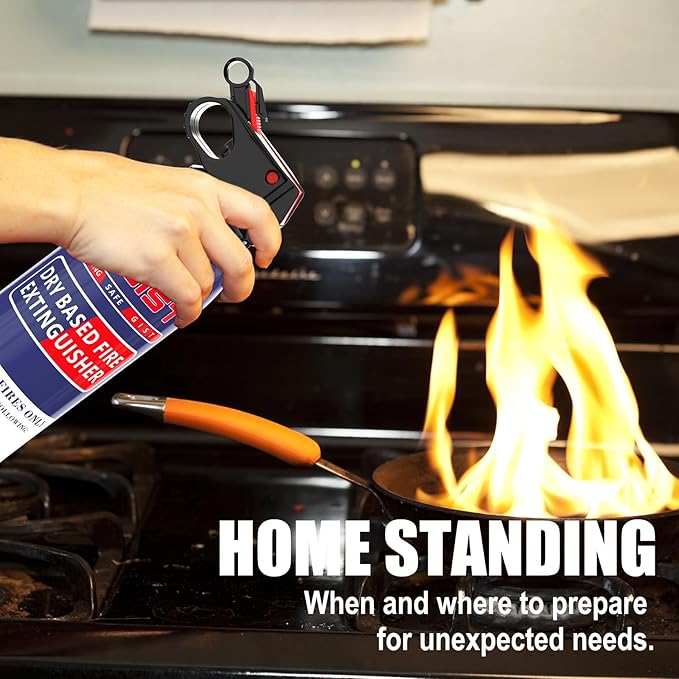 Fire Extinguisher for Home & Vehicle - 600g Fire Extinguisher | Grease & - Image 5
