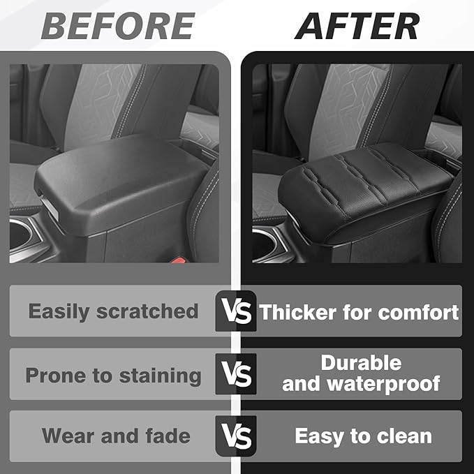 Muslogy Center Console Armrest Cover Compatible - Image 6