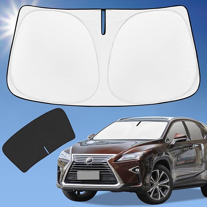 Sun Shade Sunshade for Lexus RX 2016-2022 Windshield Cover, 4-Layer Front by ZOIBVCARSUNSHADE