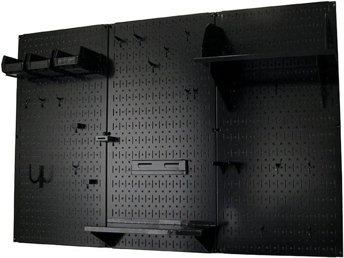 Wall Control Metal Pegboard Organizer 4ft Standard Storage Kit - Image 3