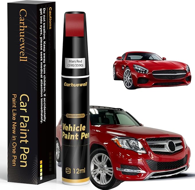 Mars Red Touch Up Paint Compatible by Carhuewell