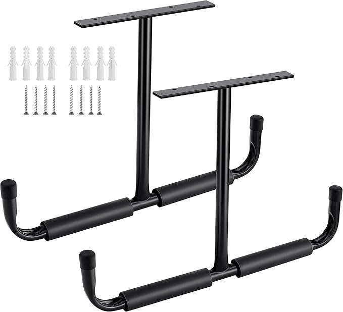 Sinoer Garage Storage Hooks Rack Ceiling, Wall Mounted Hooks, Heavy Duty by Sinoer