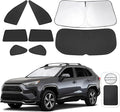 TINGLU Window Shades for Toyota RAV4 2019-2024 2025 Accessories Car Side Full by TINGLU