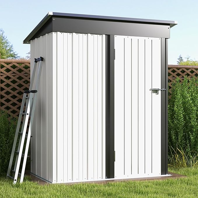Patiowell 5x3 FT Outdoor Storage Shed, Garden Tool Shed - Image 2