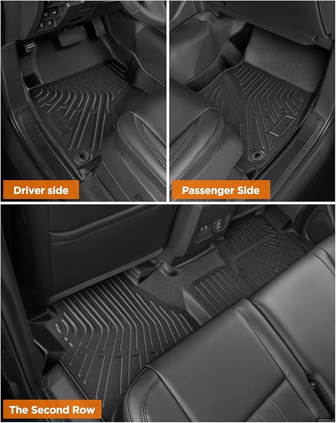 DrCarNow Floor Mats for Nissan Frontier 2025 2024 2023 2022 Crew Cab - Image 2