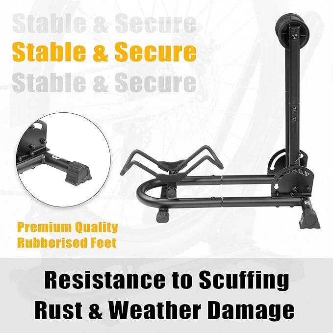 BikeHand Foldable Bike Stand Floor Rack | Sturdy & Durable Quick-Fold Design - Image 5