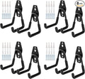 8 Pack Garage Hooks, Garage Tool Organizer Wall Mount, Heavy Duty by KAROSOM
