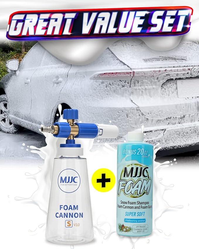 MJJC Foam Cannon S V3.0 with 1/4 Inch Quick Connector - Image 2