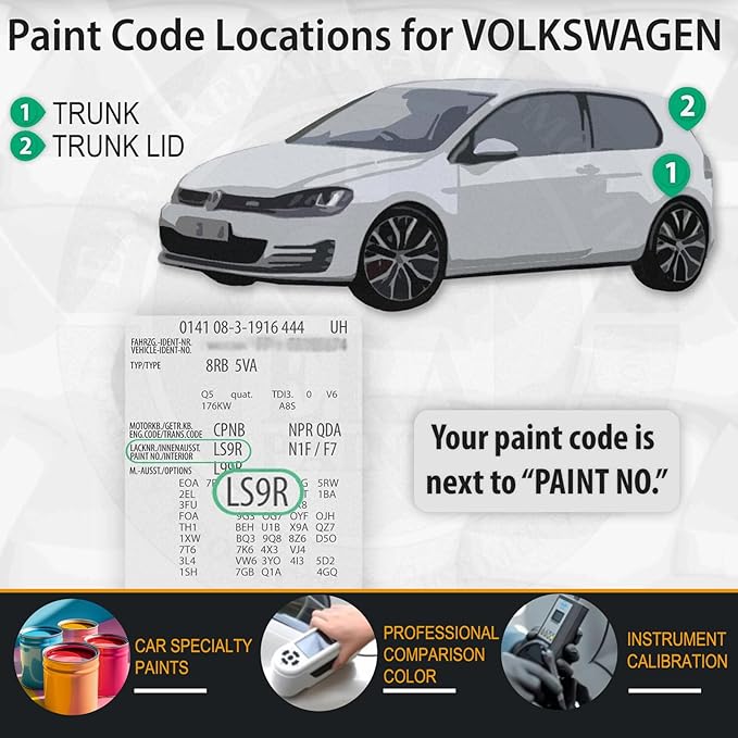 L0G3/6L Aurora Red Metallic Car Touch Up Paint - Image 6