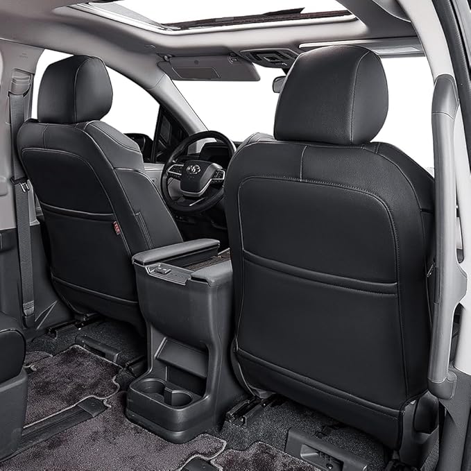 EKR Sienna Seat Covers for 2011-2020 Toyota Sienna LE, XLE Premium 2nd Row - Image 3