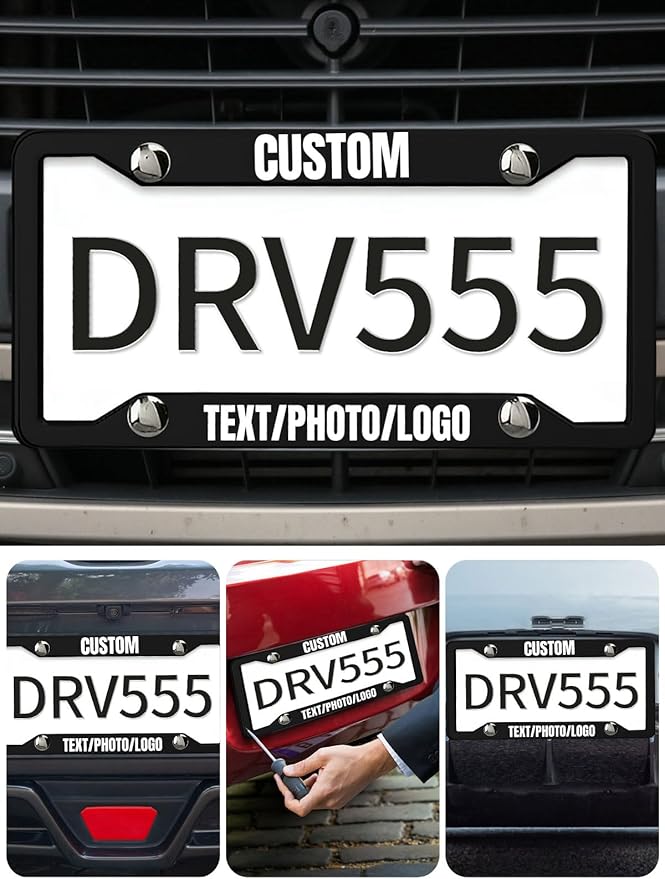 Custom License Plate Frame – Personalized License Plate Holder - Image 5