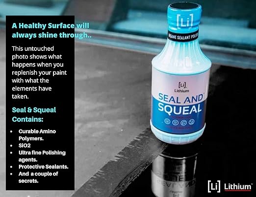 Lithium Seal and Squeal Car Paint Restorer, Polish and Sealant - Image 3