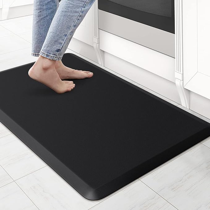 KitchenClouds Kitchen Mat Cushioned Anti Fatigue Rug 17.3"x28" Waterproof by KitchenClouds
