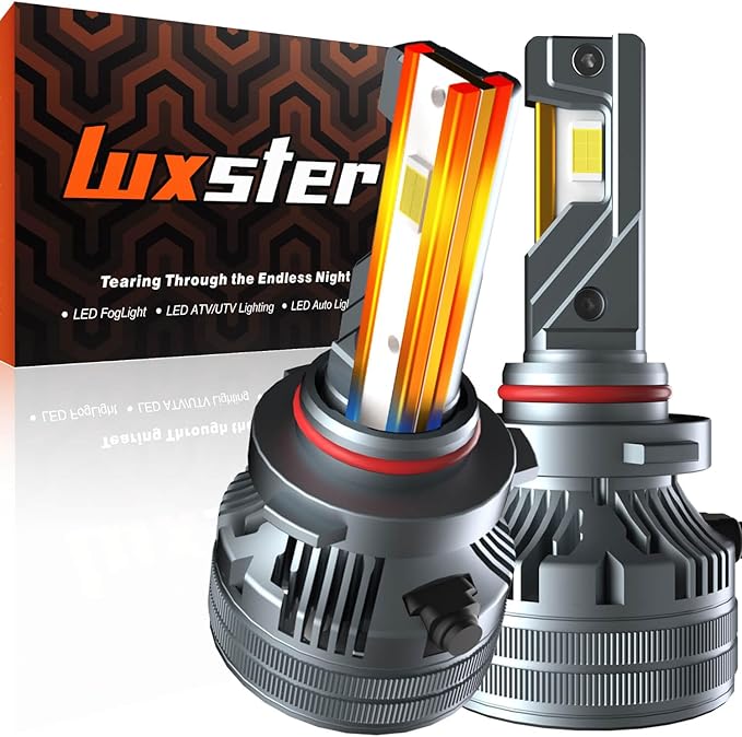 LUXSTER | Punisher 9005 HB3 LED Bulbs, 9145 H10 Foglight, 40000LM Ultra Bright by Luxster