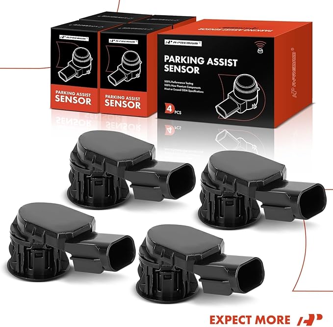 A-Premium 4-PC Reverse Backup Parking Assist Sensor Compatible - Image 9
