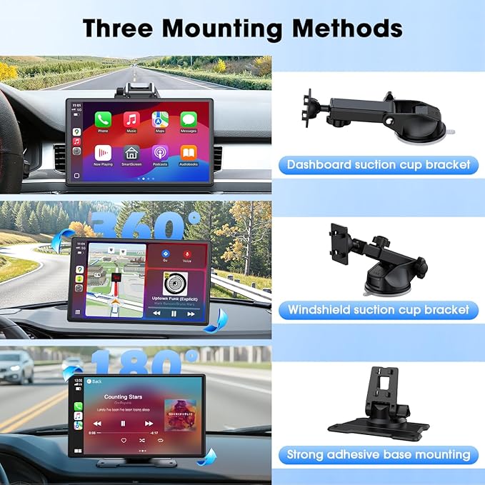 Carplay Screen for Car, Mirror Link, Voice Control, Hands-Free Calling - Image 7