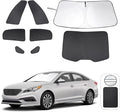 TINGLU Window Shades for Hyundai Sonata Sedan 2015 2016 2017 2018 2019 by TINGLU