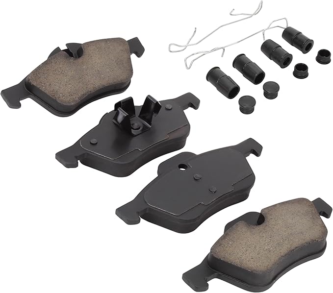 Premium Semi-Metallic Front Brake Pads Compatible - Image 2