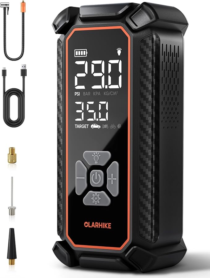 OlarHike Cordless Tire Inflator Portable Air Compressor, Air Pump by OlarHike