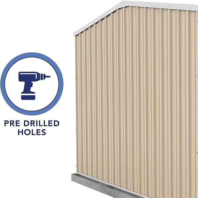 Absco Premier Storage Sheds, DIY Backyard Shed, Utility Tool Storage, Weather & - Image 5