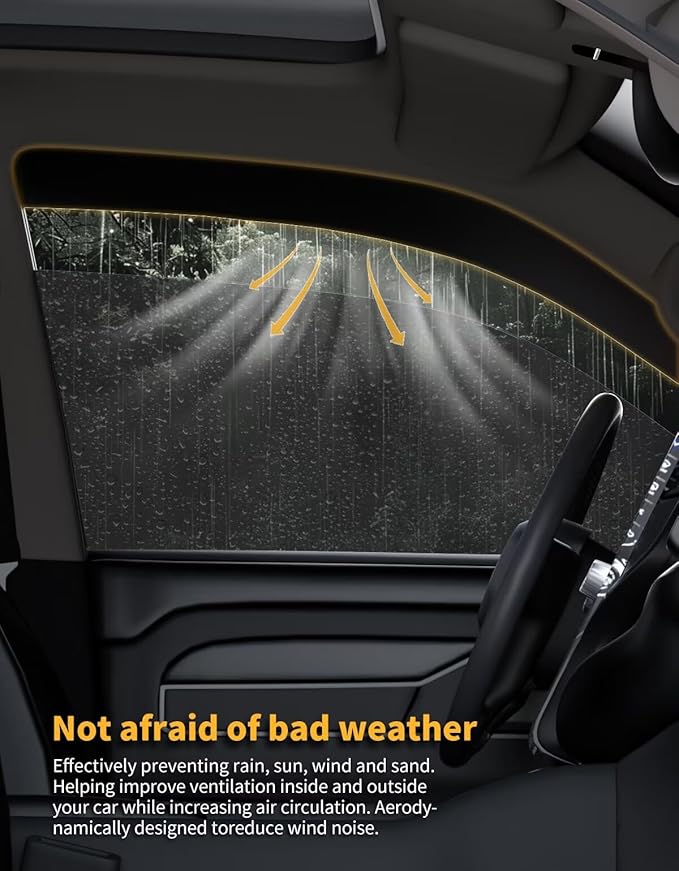 in-Channel Window Rain Guards Fit - Image 4