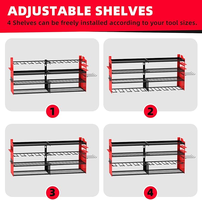 Power Tool Organizer Wall Mount - Image 6